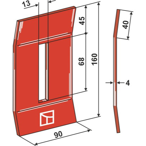 Rascador para rodillos packer - LS01-RRP-028