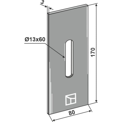 Rascador para rodillos packer - LS01-RRP-060