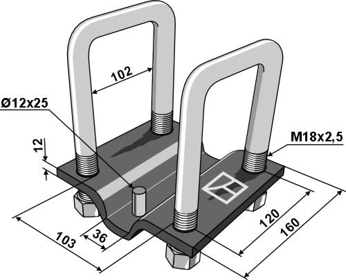 Estribo completo - LS04-ACP-030