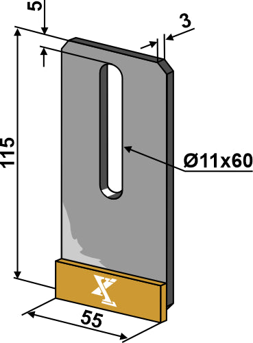 Rascador - Carburo de tungsteno - LS09-PDG-004