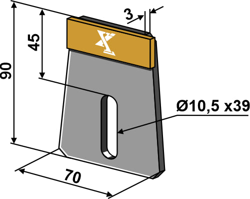 Rascador - Carburo de tungsteno - LS09-PDG-005