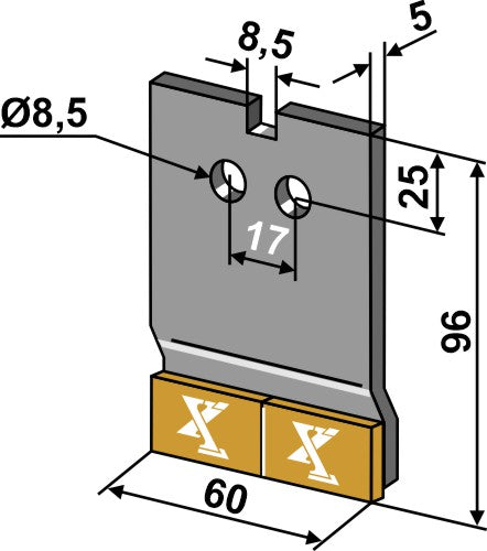 Rascador - Carburo de tungsteno - LS09-PDG-015