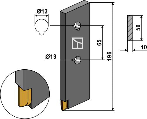 Pua-esparcidora - Carburo de tungsteno - LS09-PDG-031