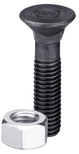 Tornillo de arado 1/2" UNF x 40 con tuerca hexagonal - LS11-TUNF-002