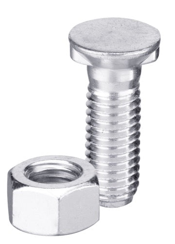 Tornillo de arado DIN 11014 - M12x1-75x90 con tuerca hexagonal - LS11-T1101-020
