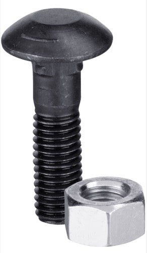 Tornillo de arado - M16 x 1-5 x 100 con tuerca hexagonal - LS11-TARM-148