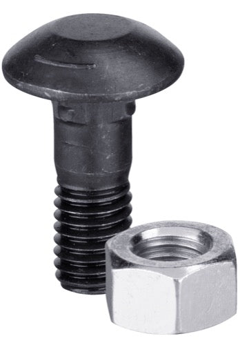 Tornillo de arado - M16 x 1-5 x 70 con tuerca hexagonal - LS11-TARM-163