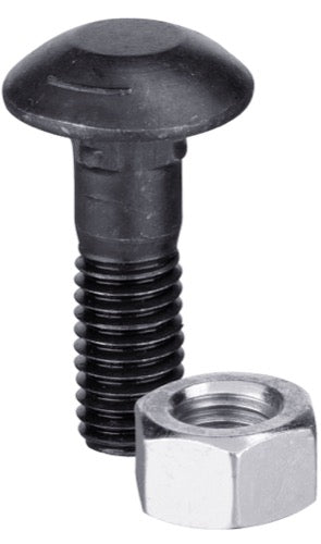 Tornillo de arado - M16 x 1-5 x 80 con tuerca hexagonal - LS11-TARM-166
