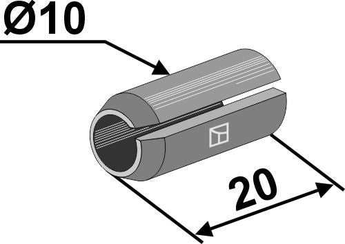 Pasador - Ø10x20 ISO8752 - LS01-TCP-025