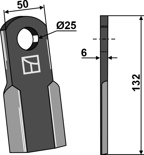 Cuchilla RC132 - LS03-CUD-638