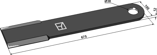 Cuchilla segadora 675mm - LS03-CUD-660