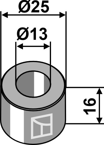 Casquillo 16xØ13xØ25 - LS03-ARC-154