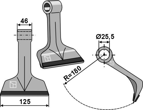 Martillo de trituradora - PTA - LS03-MPT-158