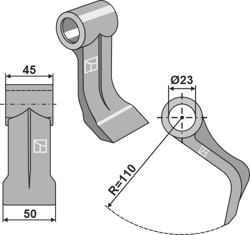 Martillo de trituradora - LS03-MPT-159