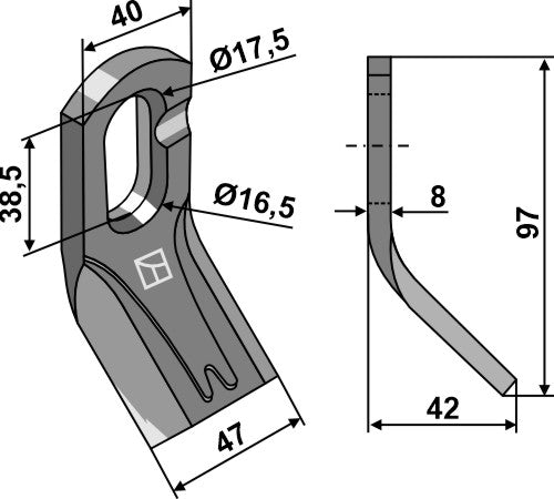 Cuchilla-Y - LS03-CUD-675