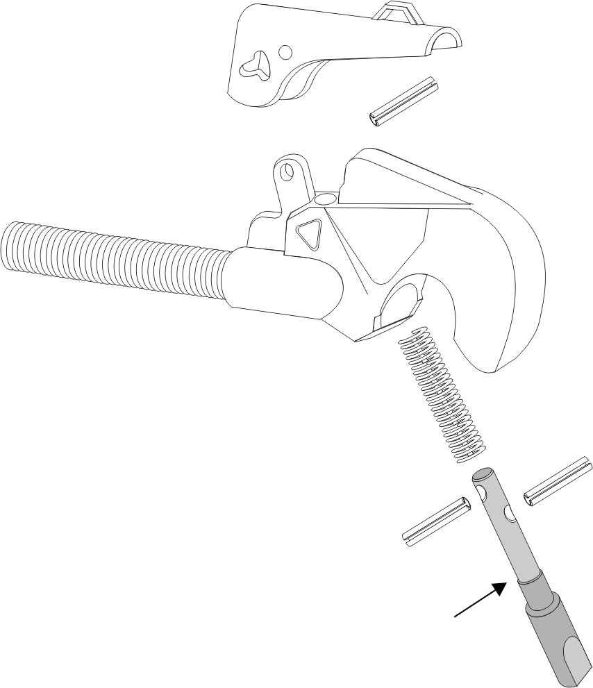 Bulón de seguridad para engache rápido- modelo nuevo - LS13-EGR-065