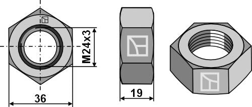 Contratuerca hexagonal - LS13-CTH-031