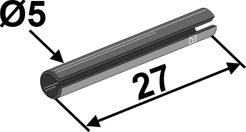 Pasador elástico - Ø5x27 - LS13-TAA-163