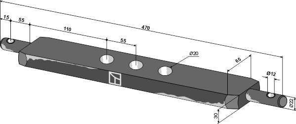 Barra portaperos - LS13-BPT-003