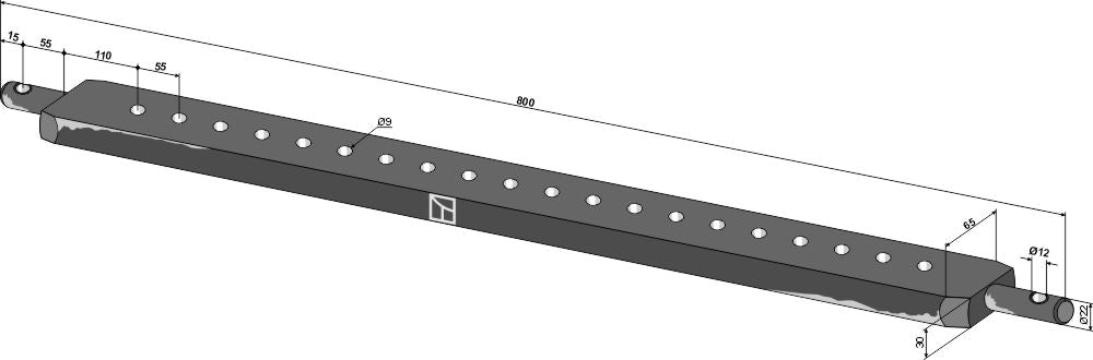 Barra portaperos - LS13-BPT-005