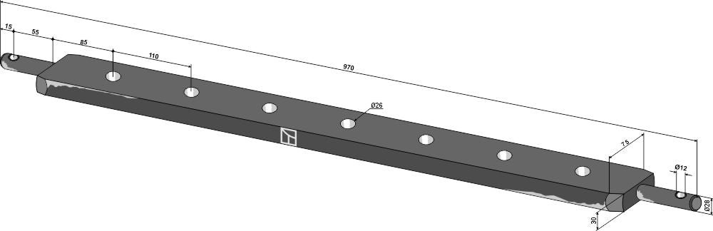 Barra portaperos - LS13-BPT-007