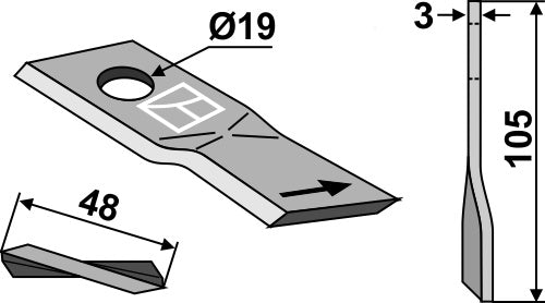 Cuchilla rotativa - LS15-CRT-061