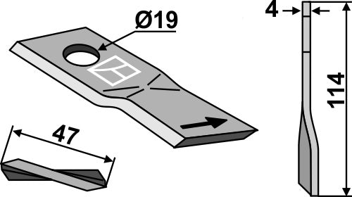 Cuchilla rotativa - LS15-CRT-070