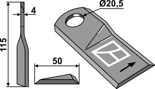 Cuchilla rotativa - LS15-CRT-098