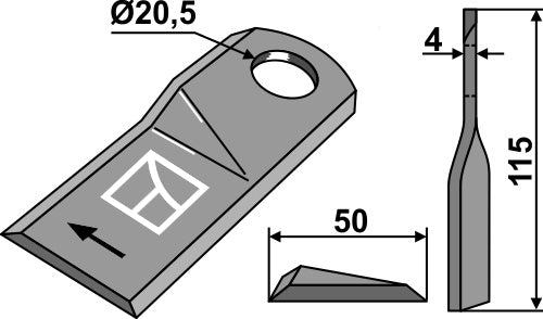 Cuchilla rotativa - LS15-CRT-099