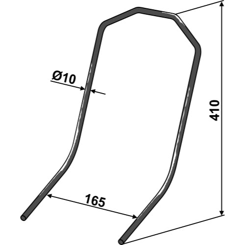 LS05-MRS-177 - Muelle de rastra - Adaptable para Väderstad