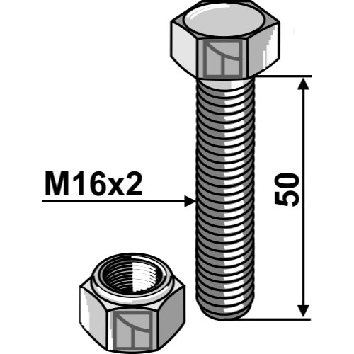 Tornillo - M16 x 50 - LS04-TRT-008