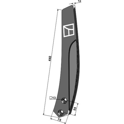 Deflector lateral - Izqdo - LS04-BRE-141