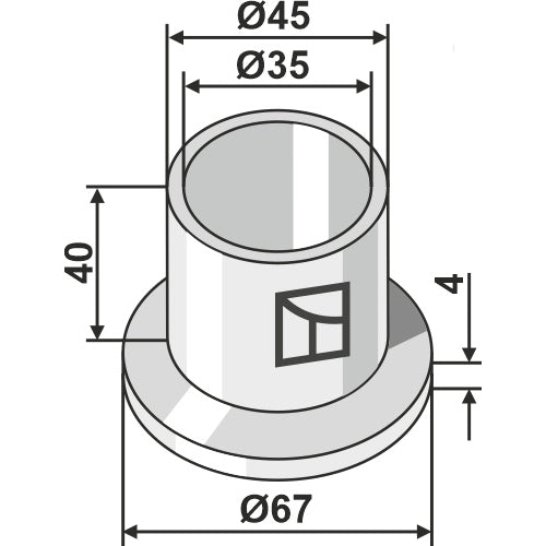 Casquillo Nylon - LS04-BRE-219