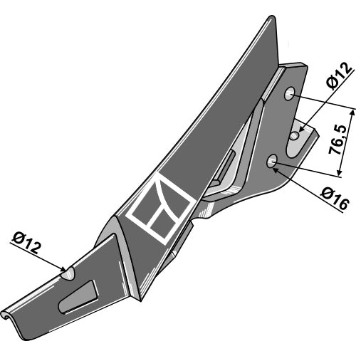 LS04-RJA-395 - Reja de punta - Adaptable para Massey Ferguson