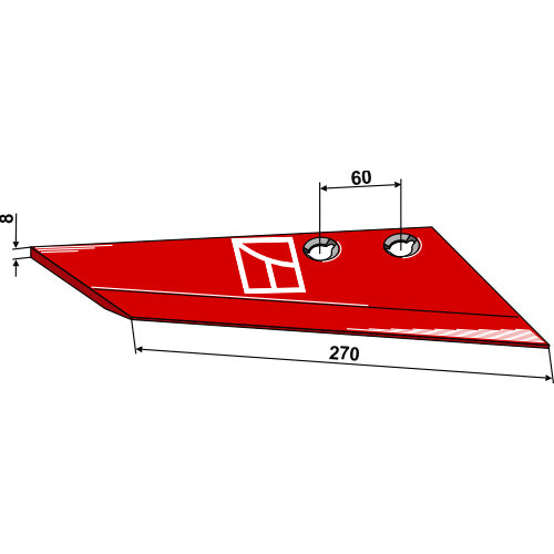 LS04-BRE-327 - Alerón de recambio - Dcho - Adaptable para Niemeyer