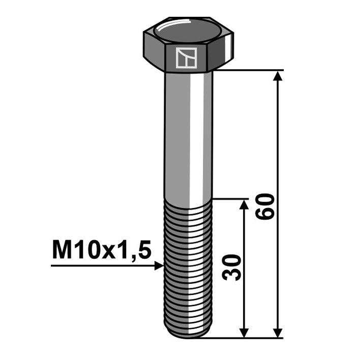LS11-TSGR-022 - Tornillo de seguridad - M10 sin tuerca