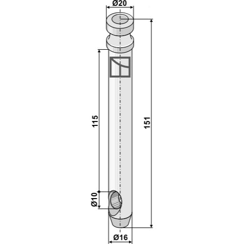 Bulón para tercer punto - LS13-BLTP-001