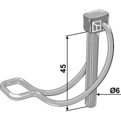 LS14-PCT-008 - Pasador clip para tubos