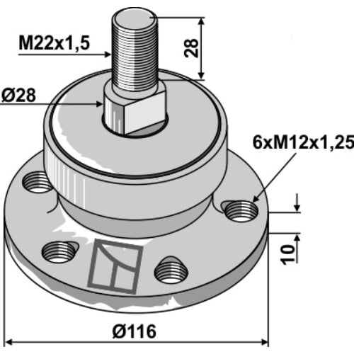 LS08-BPA-069 - Buje - Adaptable para Bednar / Strom