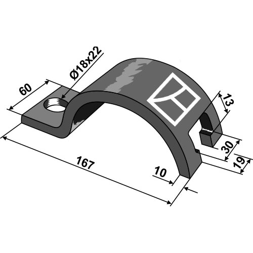 Brida de sujeción - LS08-BDA-062