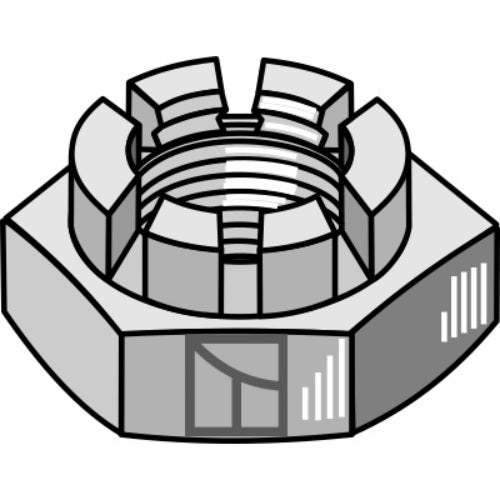 Tuerca almenada - M30x1-5 - LS08-TUE-004