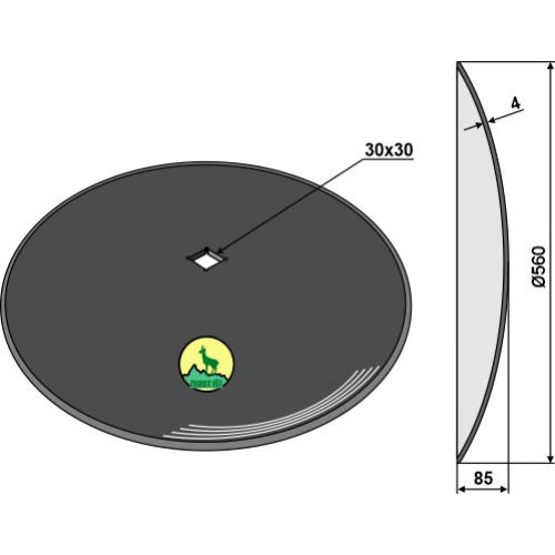 Disco liso - Ø560x4 - LS08-DCS-299