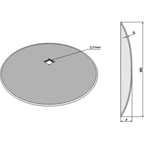 Disco liso - Ø810x10 - LS08-DCS-338