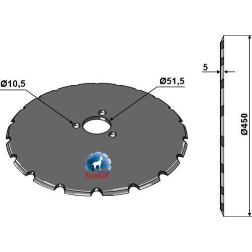 LS05-DDS-042 - Disco de siembra - Adaptable para Moore