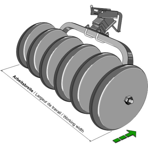 Segmento para tubo de rodillo packer - 1850 - LS08-RPE-003