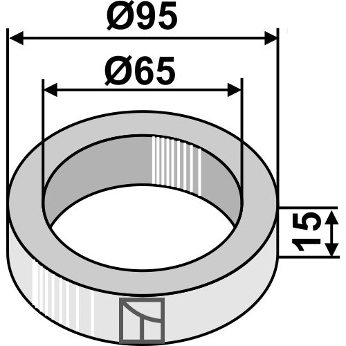 LS08-BPA-126 - Pieza intermedia - 15mm