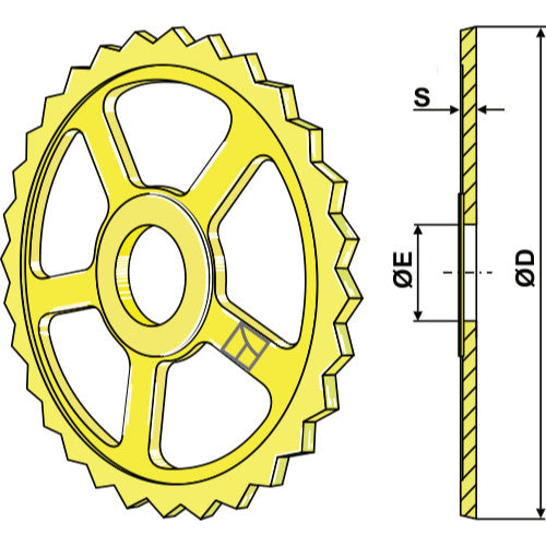 Anillo estrellado - Ø480mm - LS08-ANL-009