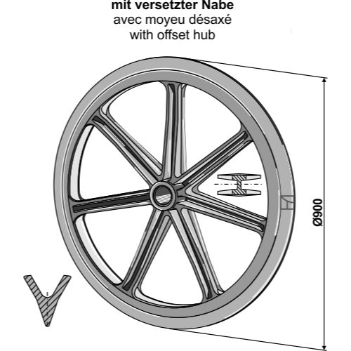 LS08-RPE-027 - Rodillo packer - Ø900mm