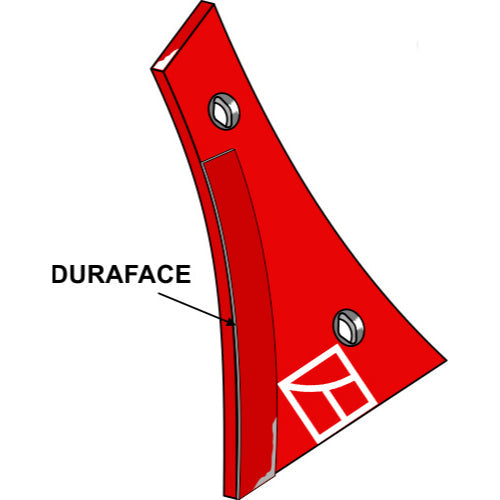 LS12-TNG-022 - Triángulo DURAFACE - izquierdo - Adaptable para Kverneland