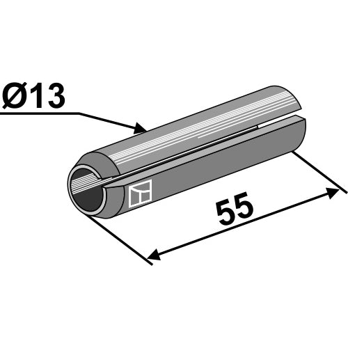 LS01-APP-022 - Pasador elástico - Ø13x55